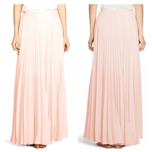 White House Black Market Petite Pleated Maxi Skirt 2P